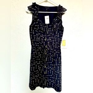 Banana Republic adorable key dress, Size 0